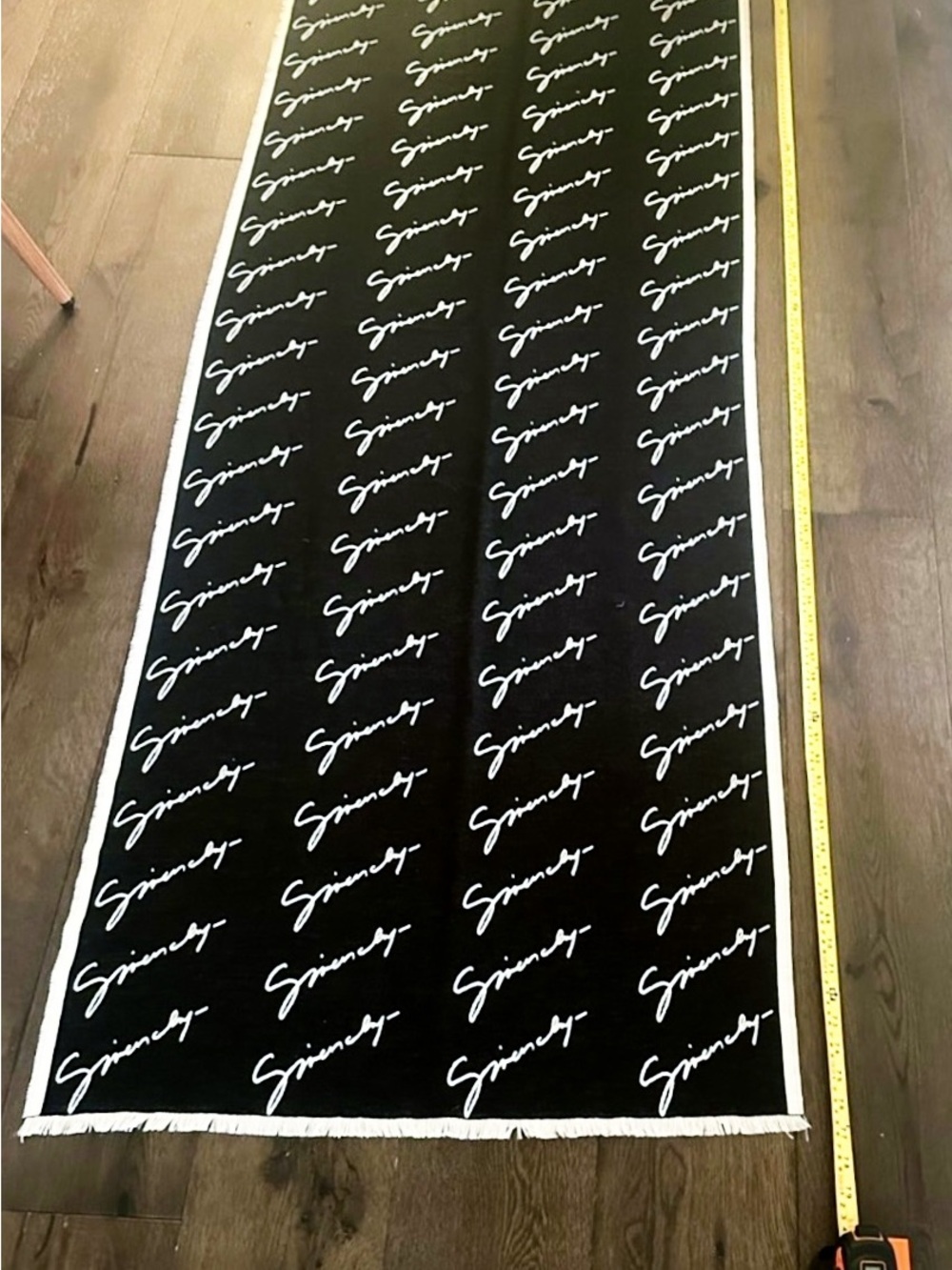Givenchy Signature Two Sided Silk Logo Scarf Stole/Blanket - Picture 6 of 10